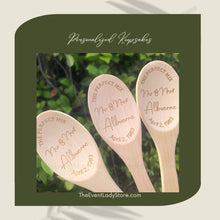 Load image into Gallery viewer, The Perfect Mr and Mrs Personalized Keepsake Wood Spoon