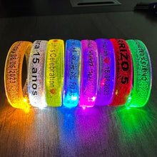 Load image into Gallery viewer, Personalized LED Party Bracelets