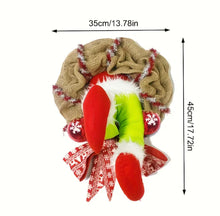 Load image into Gallery viewer, Elf Legs Door or Window Holiday Christmas Decoration
