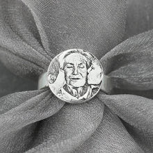 Load image into Gallery viewer, Beautiful Silver 925 Custom Personalized Photo Ring Gift
