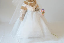 Load image into Gallery viewer, Adorable Wedding Bear Couple - Teddy Bear Bride and Groom in a Tux