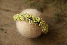 Load image into Gallery viewer, Newborn or Baby Flower Garland Boho Hair Accessory -Photography Prop