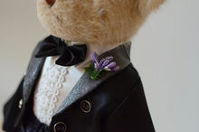 Load image into Gallery viewer, Adorable Wedding Bear Couple - Teddy Bear Bride and Groom in a Tux