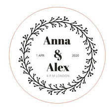 Load image into Gallery viewer, Custom Engraved Round Wooden Beer Bottle Opener with Magnet for Party Favor