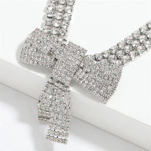 Load image into Gallery viewer, Crystal Rhinestone Bow Pendant Choker Necklace and Other Styles -Gifts For Any Occasion-Bridesmaids-Wedding Accessories