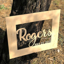 Load image into Gallery viewer, Wedding Guestbook Alternative-Personalized Frame for Guest to Sign In