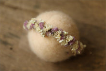 Load image into Gallery viewer, Newborn or Baby Flower Garland Boho Hair Accessory -Photography Prop