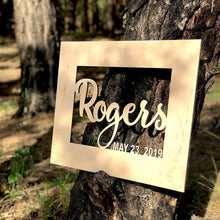 Load image into Gallery viewer, Wedding Guestbook Alternative-Personalized Frame for Guest to Sign In