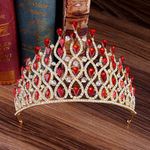 Load image into Gallery viewer, Luxury Waves of Glitter Royal Tiara-Crown for Bride or Quinceanera - Prom - Pageant