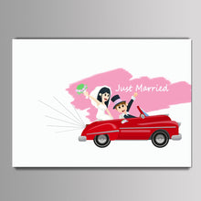 Load image into Gallery viewer, Customized Fingerprint Tree Guest Book Sign-In Idea - Wedding Party Decoration DIY Canvas Painting -Anniversary Gift