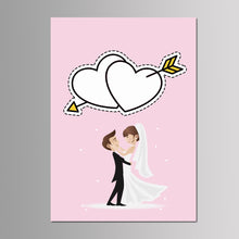 Load image into Gallery viewer, Customized Fingerprint Tree Guest Book Sign-In Idea - Wedding Party Decoration DIY Canvas Painting -Anniversary Gift