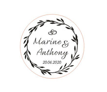 Load image into Gallery viewer, Custom Engraved Round Wooden Beer Bottle Opener with Magnet for Party Favor