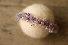 Load image into Gallery viewer, Newborn or Baby Flower Garland Boho Hair Accessory -Photography Prop