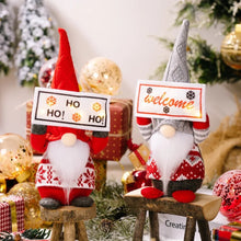 Load image into Gallery viewer, Cute Faceless Gnome-Knome Holiday Christmas Decoration