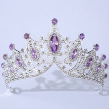 Load image into Gallery viewer, Baroque Vintage Times Crystal Bridal Tiara-Crown for Pageant-Princess-Bride-Quinceanera