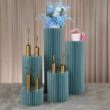 Load image into Gallery viewer, Folding Cylindrical Display Roman Decorative Columns - Dessert Display - Floral Display - Wedding - Quinceanera Decoration.