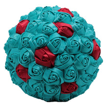 Load image into Gallery viewer, High-Quality Hand-Made Rose Ribbon Hand Bouquets for Wedding Bride-Bridesmaids-Quinceanera