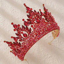 Load image into Gallery viewer, Let's Go Big Crown-Tiara Handmade with Beaded Crystal for Bridal or Quinceanera Occasions