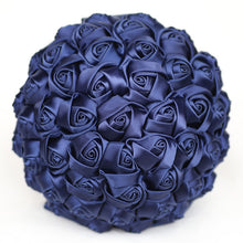 Load image into Gallery viewer, High-Quality Hand-Made Rose Ribbon Hand Bouquets for Wedding Bride-Bridesmaids-Quinceanera