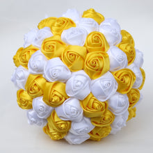 Load image into Gallery viewer, High-Quality Hand-Made Rose Ribbon Hand Bouquets for Wedding Bride-Bridesmaids-Quinceanera