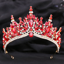 Load image into Gallery viewer, Just Be A Queen Crystal Leaves Tiaras for Quinceañeras or Brides - Elegant Headpiece for Your Occasion