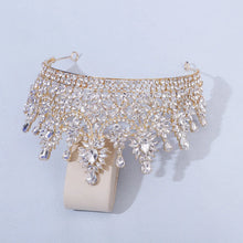 Load image into Gallery viewer, Creme de la Creme Floral Peaks Design Tiaras-Crown