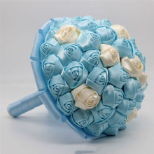 Load image into Gallery viewer, High-Quality Hand-Made Rose Ribbon Hand Bouquets for Wedding Bride-Bridesmaids-Quinceanera