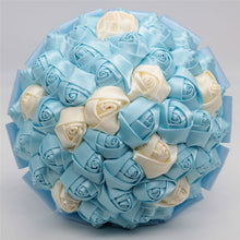 Load image into Gallery viewer, High-Quality Hand-Made Rose Ribbon Hand Bouquets for Wedding Bride-Bridesmaids-Quinceanera
