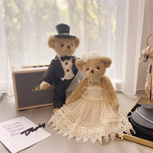 Load image into Gallery viewer, Cutest Wedding Teddy Bear Couple - Bride and Groom Teddies