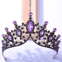 Load image into Gallery viewer, Baroque Vintage Times Crystal Bridal Tiara-Crown for Pageant-Princess-Bride-Quinceanera