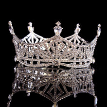 Load image into Gallery viewer, High Expectations Rhinestone Crown for a Bride or a Quinceanera