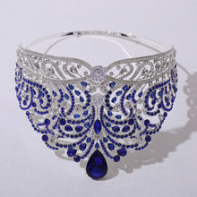 Load image into Gallery viewer, European Royal Miss Universe Crystal Crown-Large Round Tiaras