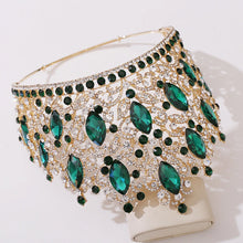Load image into Gallery viewer, Gorgeous Large Crystal Tiaras Crown - Quinceanera-Pageant-Bridal