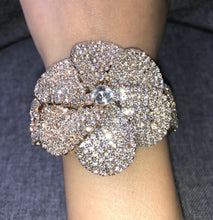 Load image into Gallery viewer, Flower or Bow Shape Rhinestone Rose Wrist Corsages- Bracelets