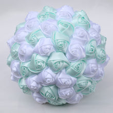 Load image into Gallery viewer, High-Quality Hand-Made Rose Ribbon Hand Bouquets for Wedding Bride-Bridesmaids-Quinceanera