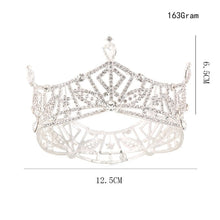 Load image into Gallery viewer, High Expectations Rhinestone Crown for a Bride or a Quinceanera