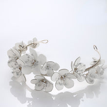 Load image into Gallery viewer, Handmade Wreath Simulated Pearl Headband Bridal Wedding Headpiece