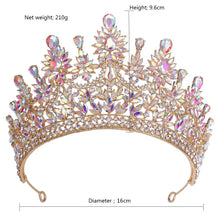 Load image into Gallery viewer, Creme de la Creme Floral Peaks Design Tiaras-Crown
