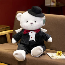 Load image into Gallery viewer, Cute Wedding Couple Teddy Bears with Formal Bridal Attire