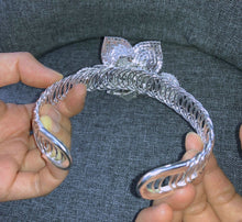 Load image into Gallery viewer, Flower or Bow Shape Rhinestone Rose Wrist Corsages- Bracelets