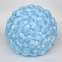 Load image into Gallery viewer, High-Quality Hand-Made Rose Ribbon Hand Bouquets for Wedding Bride-Bridesmaids-Quinceanera
