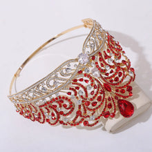 Load image into Gallery viewer, European Royal Miss Universe Crystal Crown-Large Round Tiaras