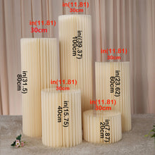 Load image into Gallery viewer, Folding Cylindrical Display Roman Decorative Columns - Dessert Display - Floral Display - Wedding - Quinceanera Decoration.