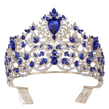 Load image into Gallery viewer, Royal European Queen Luxury Crystal Crown with Large Rhinestones