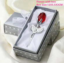 Load image into Gallery viewer, Lot of Fifty Pieces-Gift Boxed Crystal Rose Party Favor Keepsake