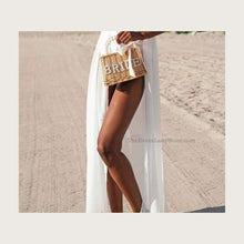 Load image into Gallery viewer, Brides Pearl Handle Boho Rustic Handbag