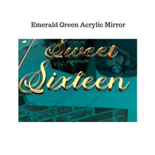 Load image into Gallery viewer, New Dawn Custom Acrylic Mirror Guestbook and Photo Welcome Sign Set