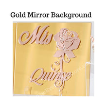 Load image into Gallery viewer, New Dawn Custom Acrylic Mirror Guestbook and Photo Welcome Sign Set