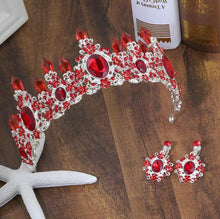 Load image into Gallery viewer, Icicles Crystal Rhinestone Tiaras - Crowns for Princess Quinceañera or Wedding