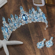 Load image into Gallery viewer, Icicles Crystal Rhinestone Tiaras - Crowns for Princess Quinceañera or Wedding